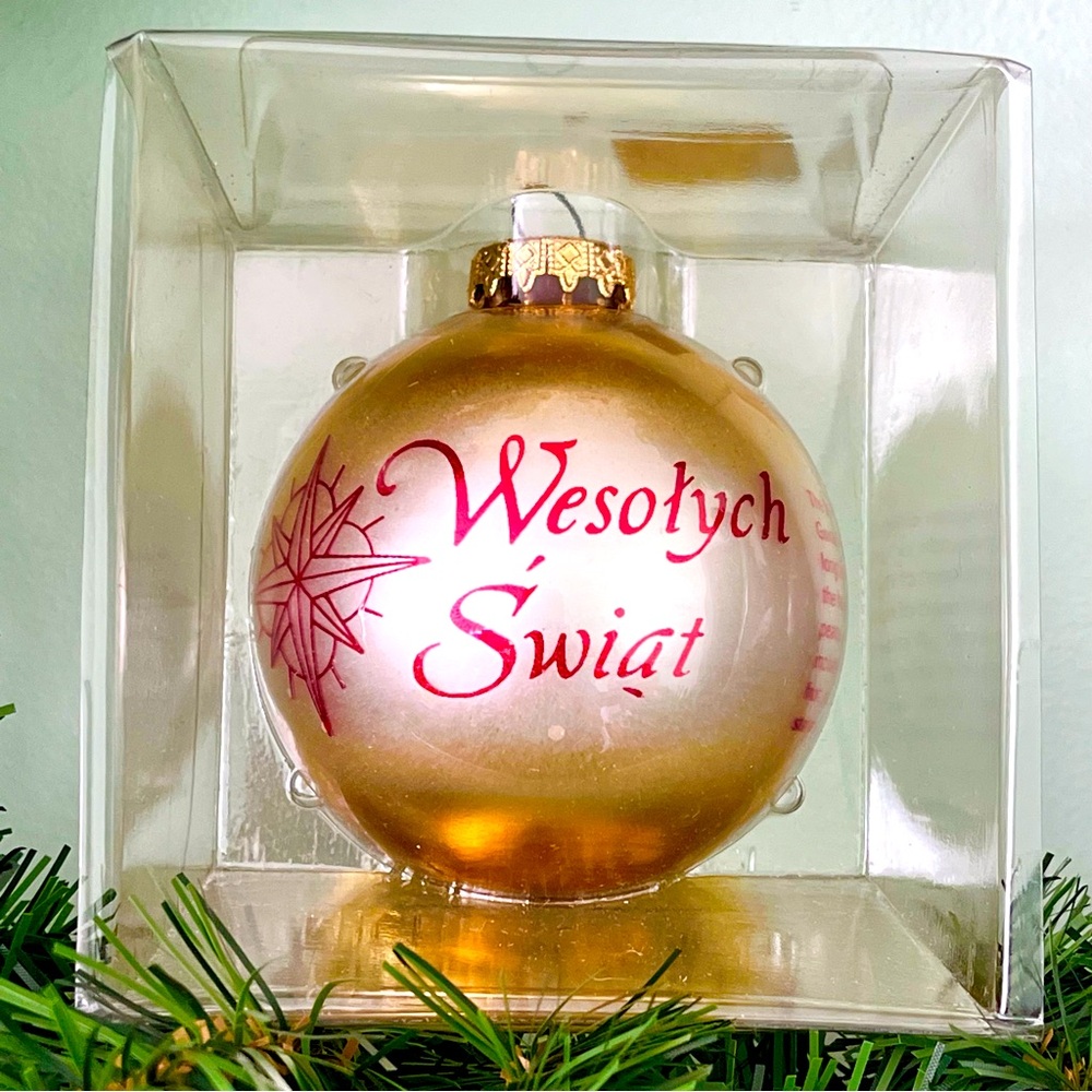 Vintage NIB Customs of Poland Christmas Ornament Bronners